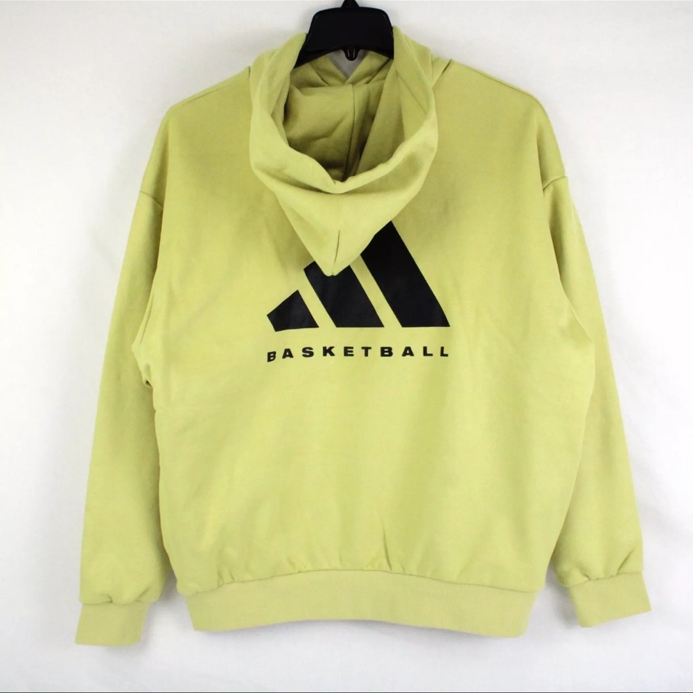 Adidas Basketball Sueded Hoodies in Halo Gold